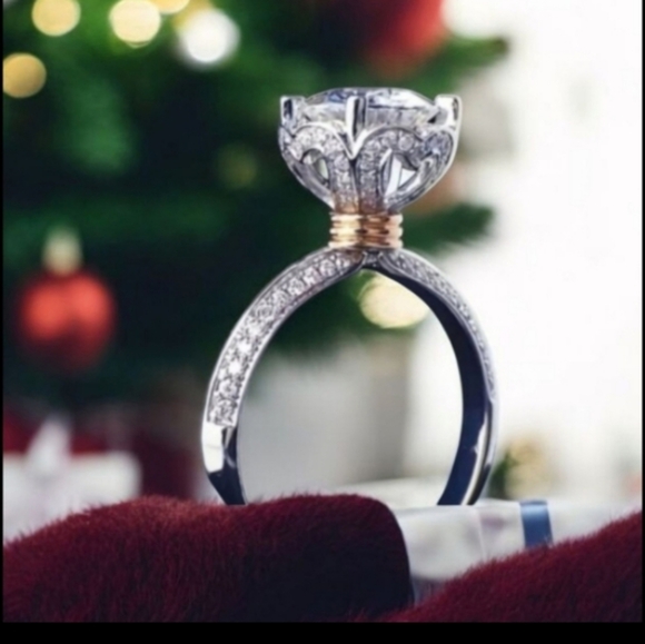 🐰🐰1ct. Moissanite Diamond Ring - Picture 16 of 16